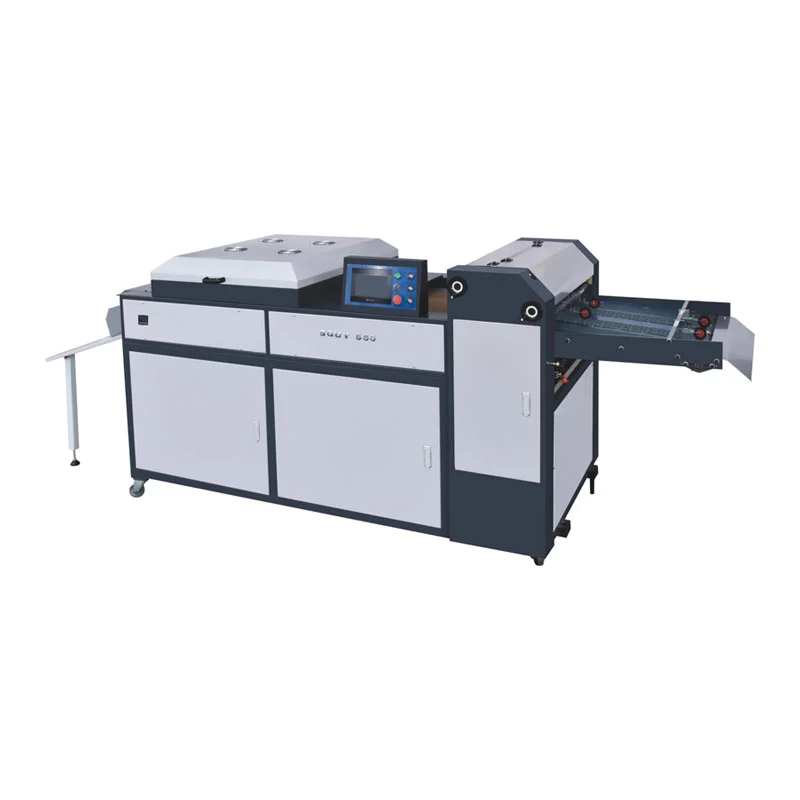 Eskuzko lineako UV estaldura makina